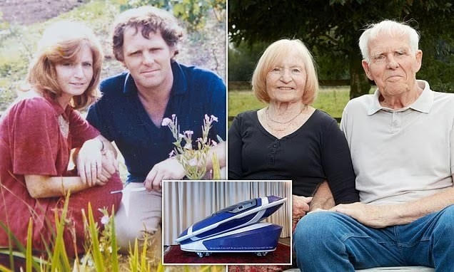 Former RAF engineer, 86, and his nurse wife, 80, sign up to die in each other’s arms as first British couple to use double suicide pod in Switzerland after her dementia diagnosis